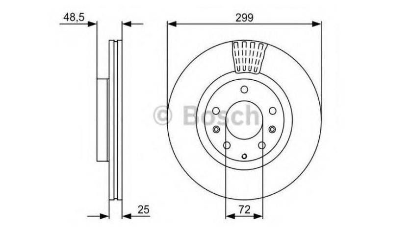 Disc frana Mazda 6 combi-coupe (GH) 2008-2016 #2 0986479542