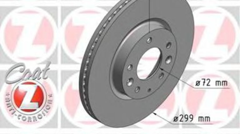 Disc frana MAZDA 6 Combi (GH) (2008 - 2016) ZIMMERMANN 370.3083.20 piesa NOUA