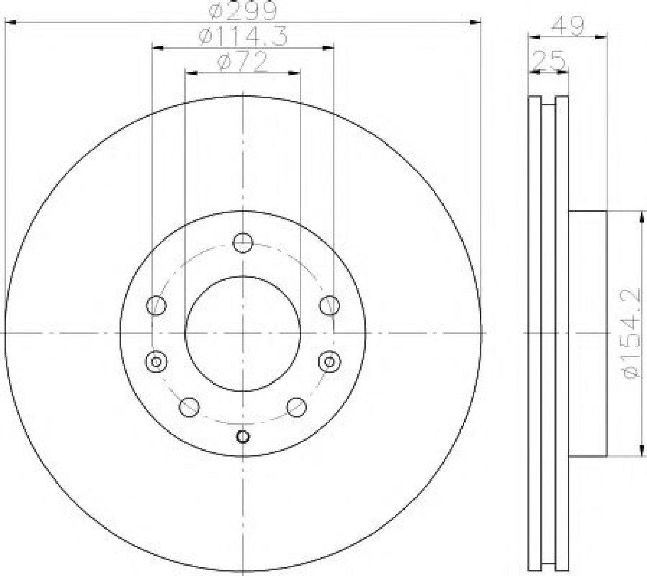 Disc frana MAZDA 6 Hatchback (GG) (2002 - 2008) TEXTAR 92180703 piesa NOUA