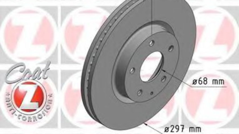 Disc frana MAZDA 6 Limuzina (GJ, GH) (2012 - 2016) ZIMMERMANN 370.3050.20 piesa NOUA