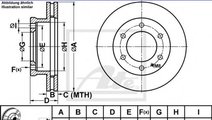 Disc frana MAZDA B-SERIE (UN) (1998 - 2006) ATE 24...