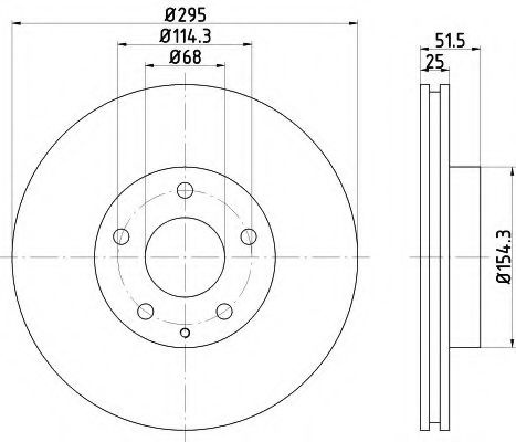 Disc frana MAZDA CX-3 (DK) (2015 - 2016) TEXTAR 92267603 piesa NOUA