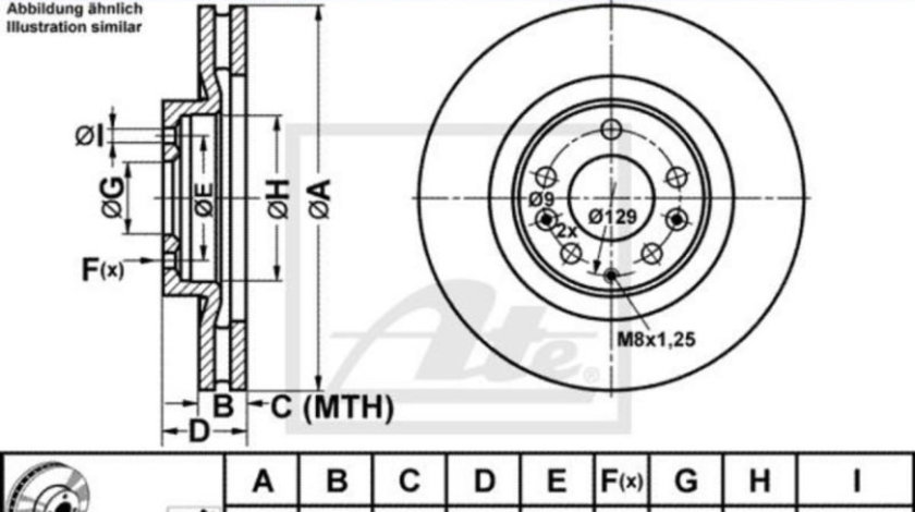 Disc frana Mazda CX-7 (ER) 2006-2016 #2 0986479795