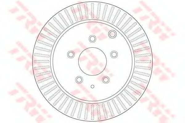 Disc frana MAZDA CX-7 (ER) (2006 - 2016) TRW DF6385 piesa NOUA