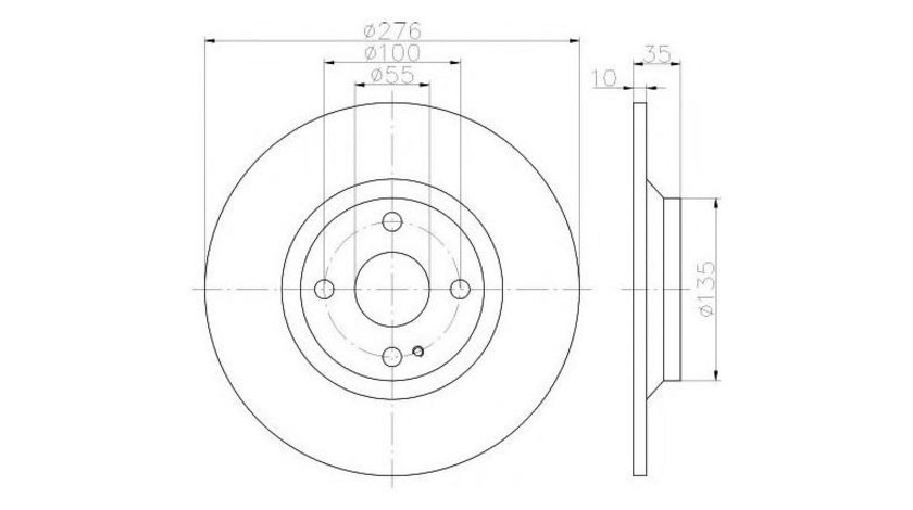 Disc frana Mazda MX-5 Mk II (NB) 1998-2005 #2 0986479473