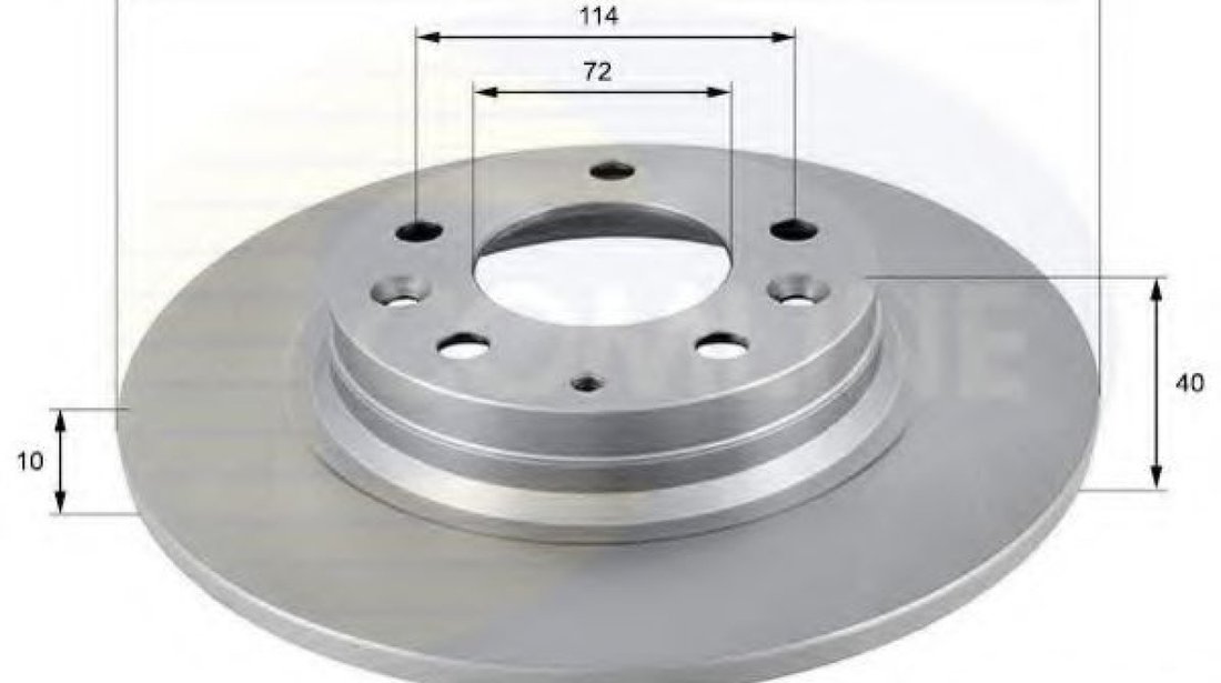 Disc frana MAZDA PREMACY (CP) (1999 - 2005) COMLINE ADC0450 piesa NOUA