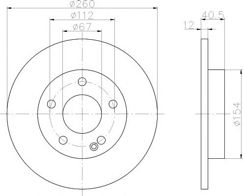 Disc frana MERCEDES A-CLASS (W168) (1997 - 2004) TEXTAR 92091203 piesa NOUA