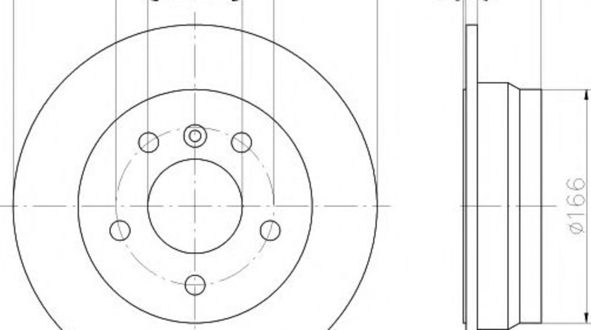 Disc frana MERCEDES A-CLASS (W168) (1997 - 2004) TEXTAR 92099703 piesa NOUA