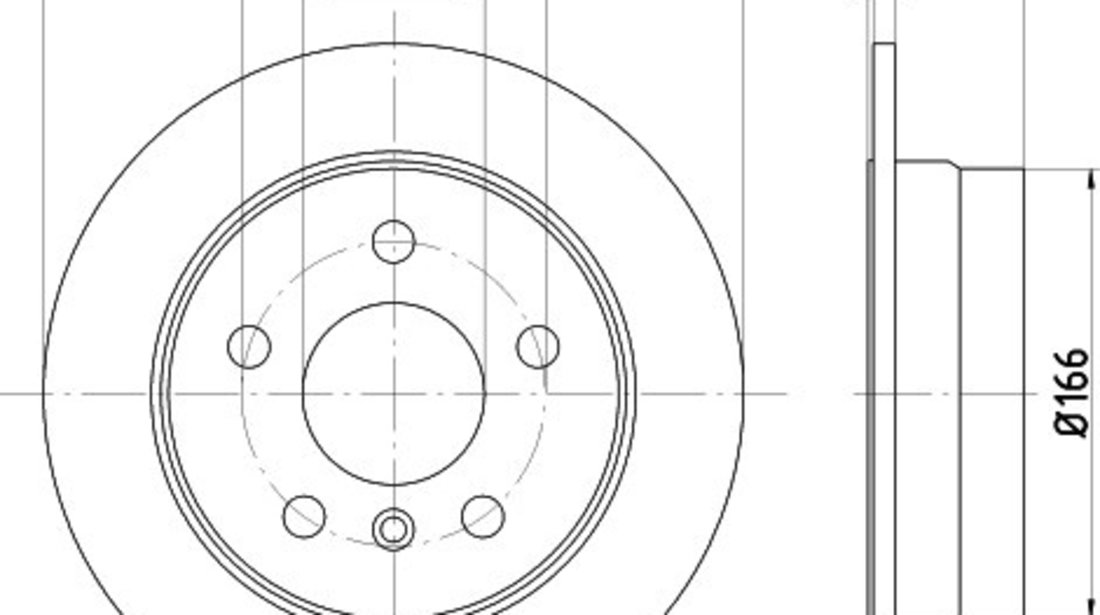 Disc frana MERCEDES A-CLASS (W169) (2004 - 2012) KRIEGER 0950004239 piesa NOUA