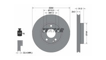 Disc frana Mercedes A-CLASS (W176) 2012-2016 #2 09...