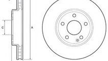 Disc frana MERCEDES A-CLASS (W176) (2012 - 2016) D...