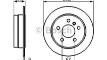 Disc frana MERCEDES B-CLASS (W245) (2005 - 2011) B...