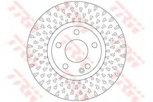 Disc frana MERCEDES B-CLASS (W246, W242) (2011 - 2016) TRW DF6501 piesa NOUA