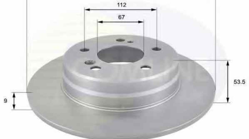 Disc frana MERCEDES-BENZ C-CLASS W202 COMLINE ADC1616