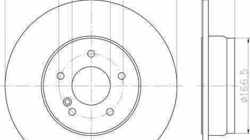 Disc frana MERCEDES-BENZ C-CLASS W204 TEXTAR 92163303