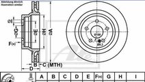 Disc frana MERCEDES-BENZ CLS C218 ATE 24.0124-0236...