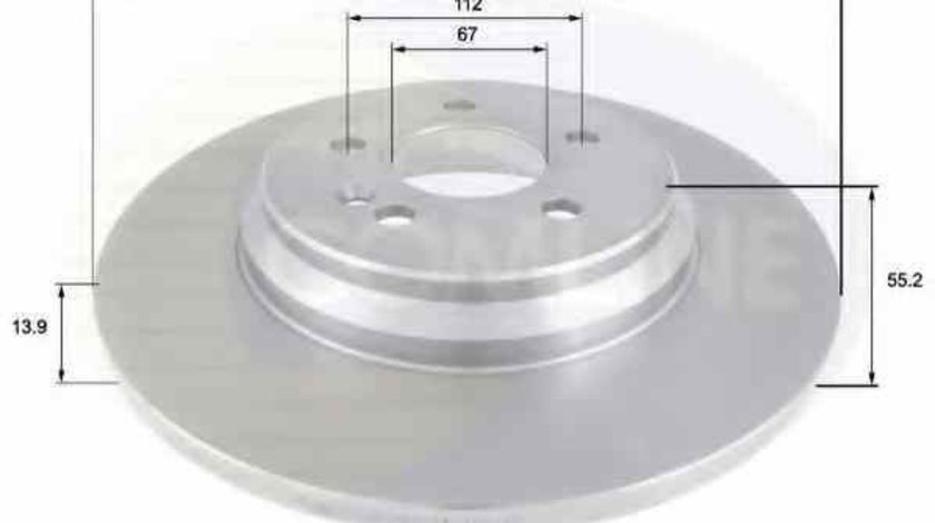 Disc frana MERCEDES-BENZ M-CLASS W163 COMLINE ADC1634