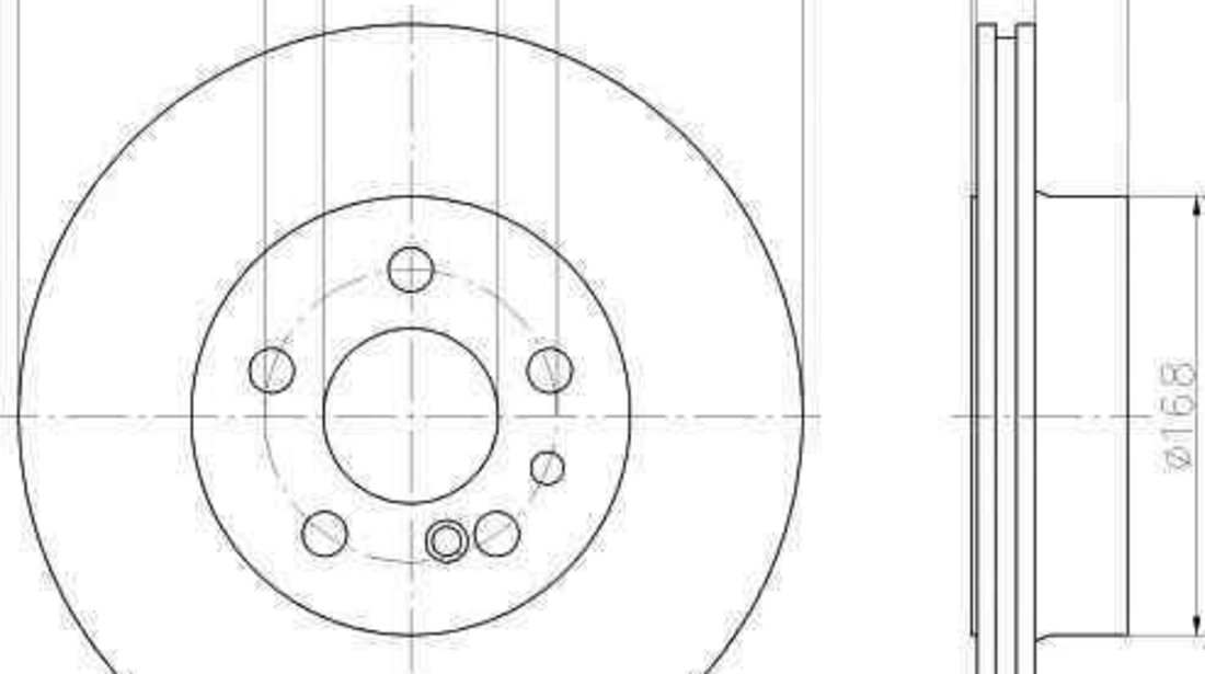 Disc frana MERCEDES-BENZ S-CLASS (W140) TEXTAR 92056800