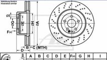 Disc frana MERCEDES-BENZ S-CLASS W221 ATE 24.0132-...