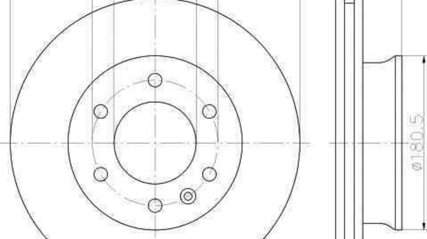 Disc frana MERCEDES-BENZ SPRINTER 3,5-t bus (906) TEXTAR 93143200