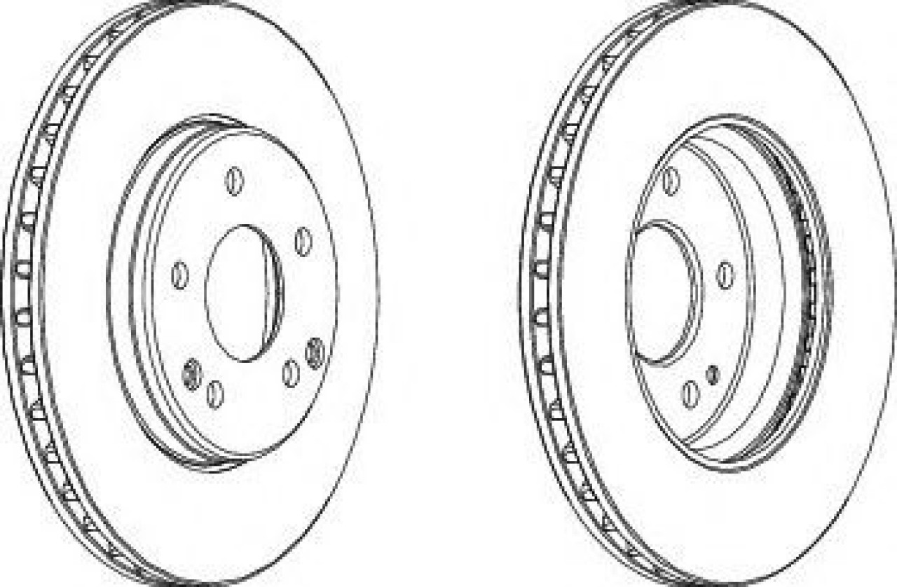 Disc frana MERCEDES C-CLASS Combi (S202) (1996 - 2001) FERODO DDF1135C piesa NOUA