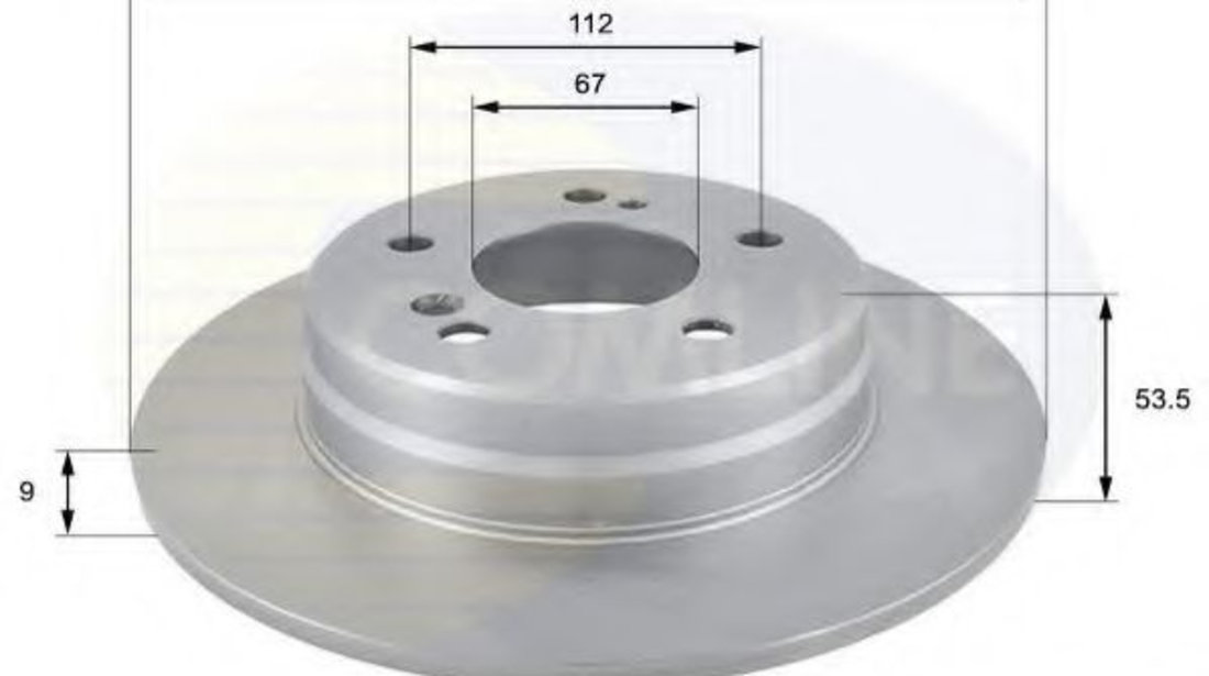 Disc frana MERCEDES C-CLASS Combi (S202) (1996 - 2001) COMLINE ADC1616 piesa NOUA