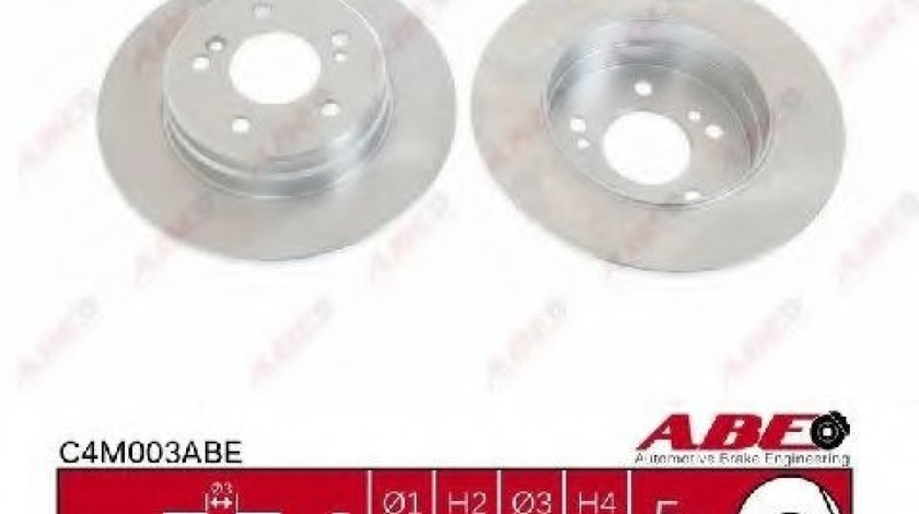 Disc frana MERCEDES C-CLASS Combi (S202) (1996 - 2001) ABE C4M003ABE piesa NOUA