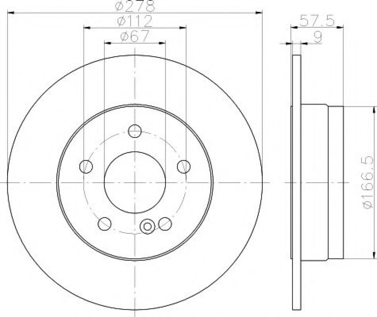 Disc frana MERCEDES C-CLASS Cupe (C204) (2011 - 2016) TEXTAR 92163103 piesa NOUA
