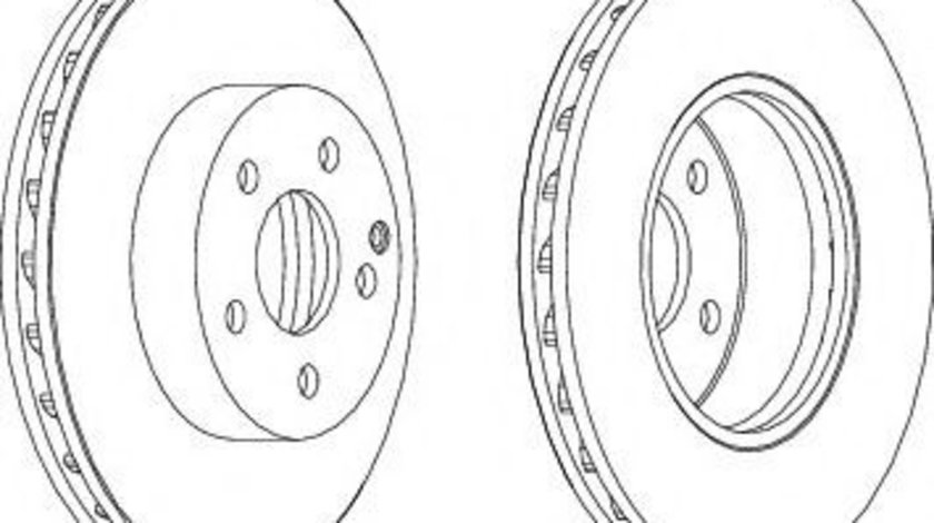 Disc frana MERCEDES C-CLASS Cupe (C204) (2011 - 2016) FERODO DDF1690 piesa NOUA