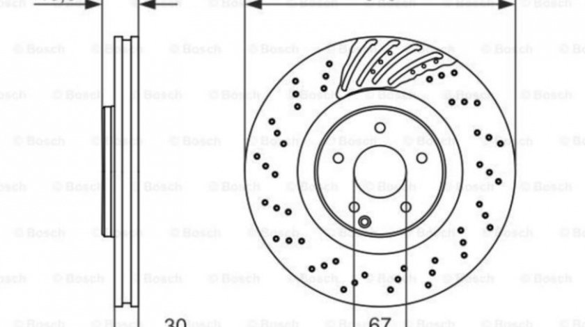 Disc frana Mercedes C-CLASS Sportscoupe (CL203) 2001-2011 #2 0986479651