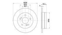 Disc frana Mercedes C-CLASS (W202) 1993-2000 #2 08...