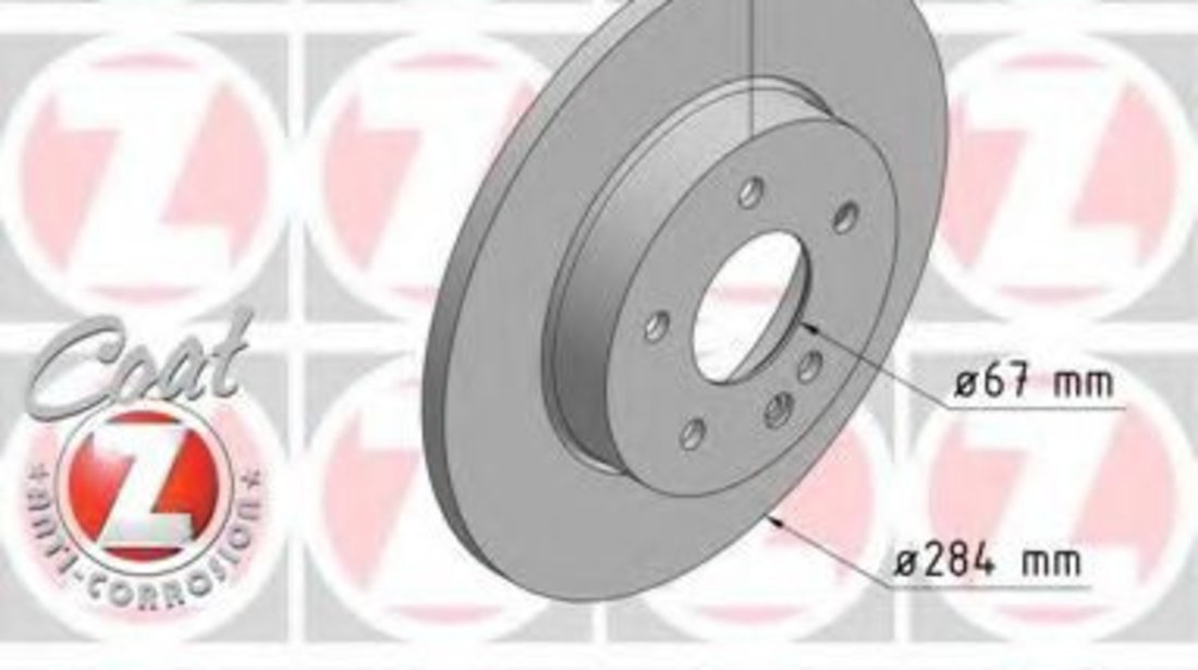 Disc frana MERCEDES C-CLASS (W202) (1993 - 2000) ZIMMERMANN 400.1425.20 piesa NOUA