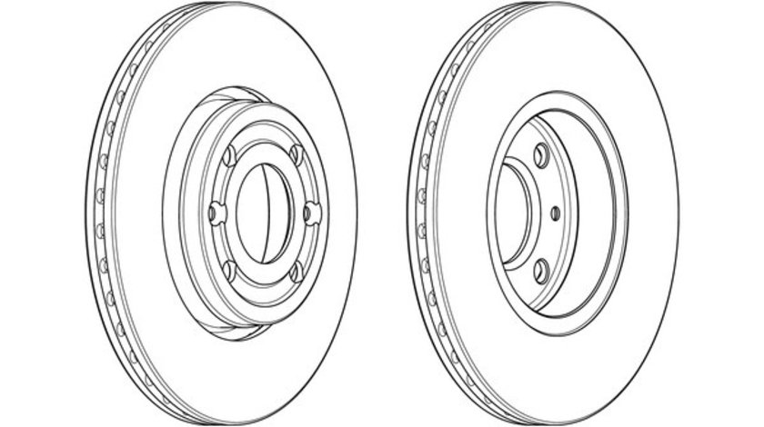 Disc frana MERCEDES CITAN Dualiner (415) (2012 - 2016) OE 402061200R piesa NOUA