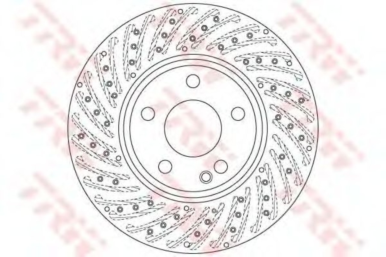 Disc frana MERCEDES CLA Cupe (C117) (2013 - 2016) TRW DF6262S piesa NOUA
