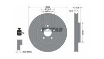 Disc frana Mercedes CLS Shooting Brake (X218) 2012...
