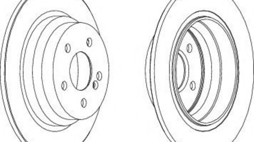 Disc frana MERCEDES CLS Shooting Brake (X218) (2012 - 2016) FERODO DDF1308C piesa NOUA