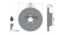 Disc frana Mercedes CLS Shooting Brake (X218) 2012...