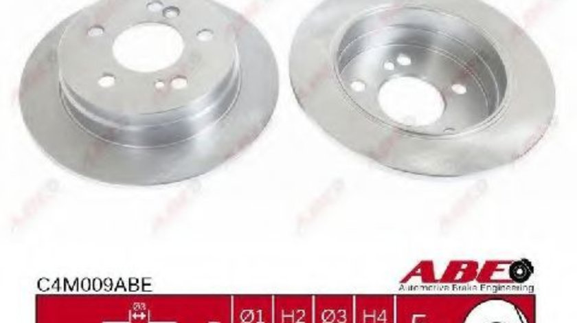 Disc frana MERCEDES E-CLASS Combi (S124) (1993 - 1996) ABE C4M009ABE piesa NOUA