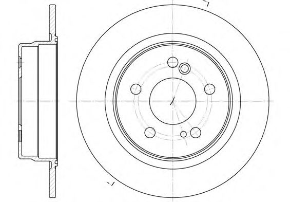 Disc frana MERCEDES E-CLASS Cupe (C124) (1993 - 1997) REMSA 6270.00 piesa NOUA