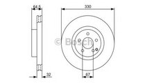 Disc frana Mercedes E-CLASS T-Model (S211) 2003-20...