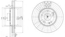 Disc frana MERCEDES E-CLASS (W210) (1995 - 2003) D...