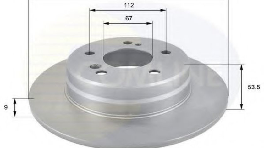 Disc frana MERCEDES E-CLASS (W210) (1995 - 2003) COMLINE ADC1616 piesa NOUA