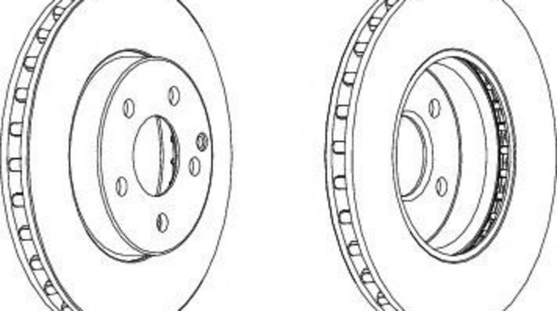 Disc frana MERCEDES E-CLASS (W211) (2002 - 2009) FERODO DDF1252C piesa NOUA