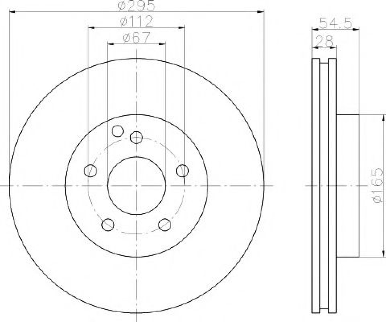Disc frana MERCEDES E-CLASS (W211) (2002 - 2009) TEXTAR 92115105 piesa NOUA