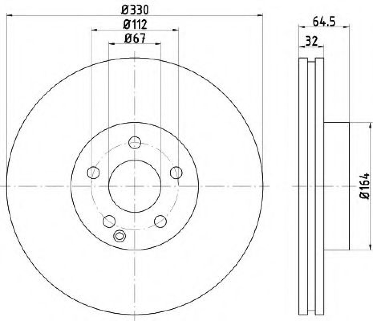Disc frana MERCEDES E-CLASS (W211) (2002 - 2009) TEXTAR 92119903 piesa NOUA
