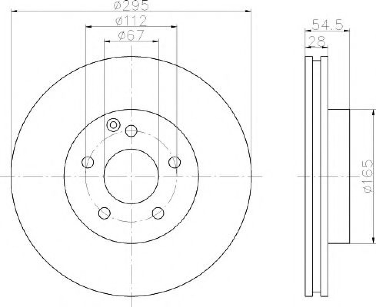 Disc frana MERCEDES E-CLASS (W211) (2002 - 2009) TEXTAR 92115205 piesa NOUA