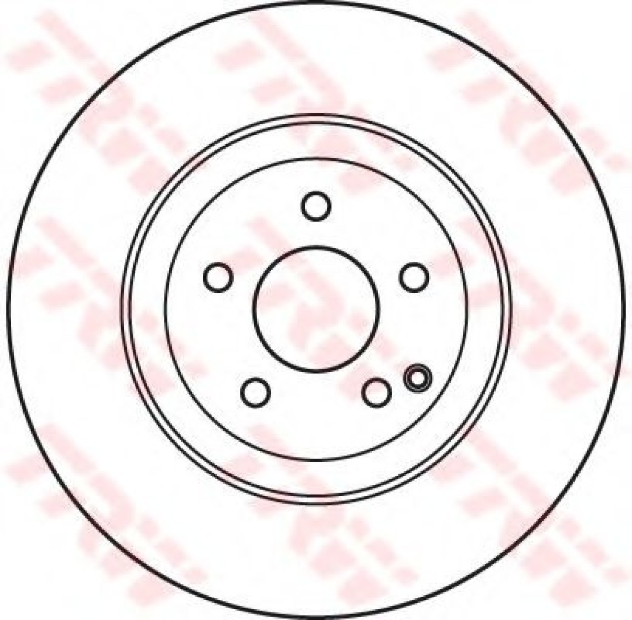 Disc frana MERCEDES E-CLASS (W211) (2002 - 2009) TRW DF7351S piesa NOUA