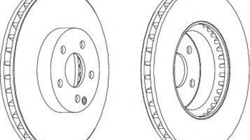 Disc frana MERCEDES E-CLASS (W212) (2009 - 2016) FERODO DDF1692C-1 piesa NOUA