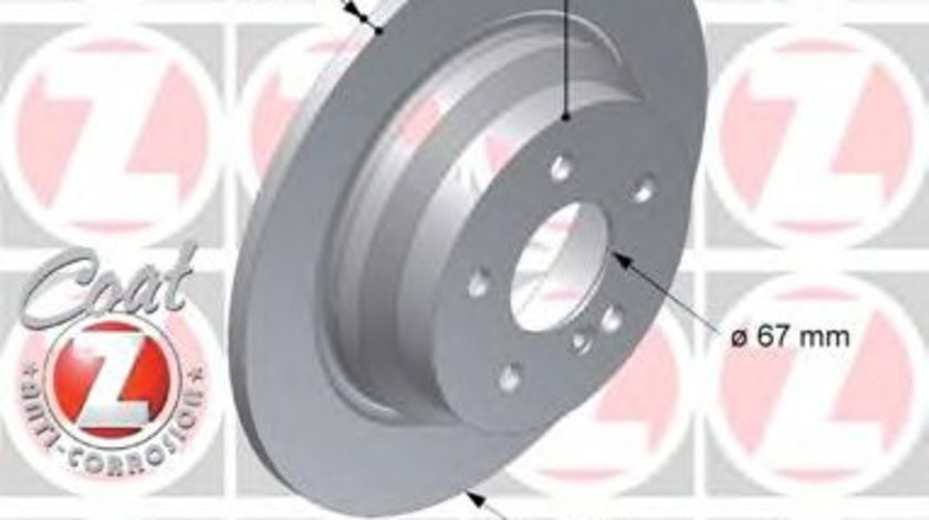 Disc frana MERCEDES E-CLASS (W212) (2009 - 2016) ZIMMERMANN 400.3621.20 piesa NOUA