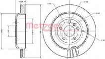 Disc frana MERCEDES GL-CLASS (X164) (2006 - 2012) ...